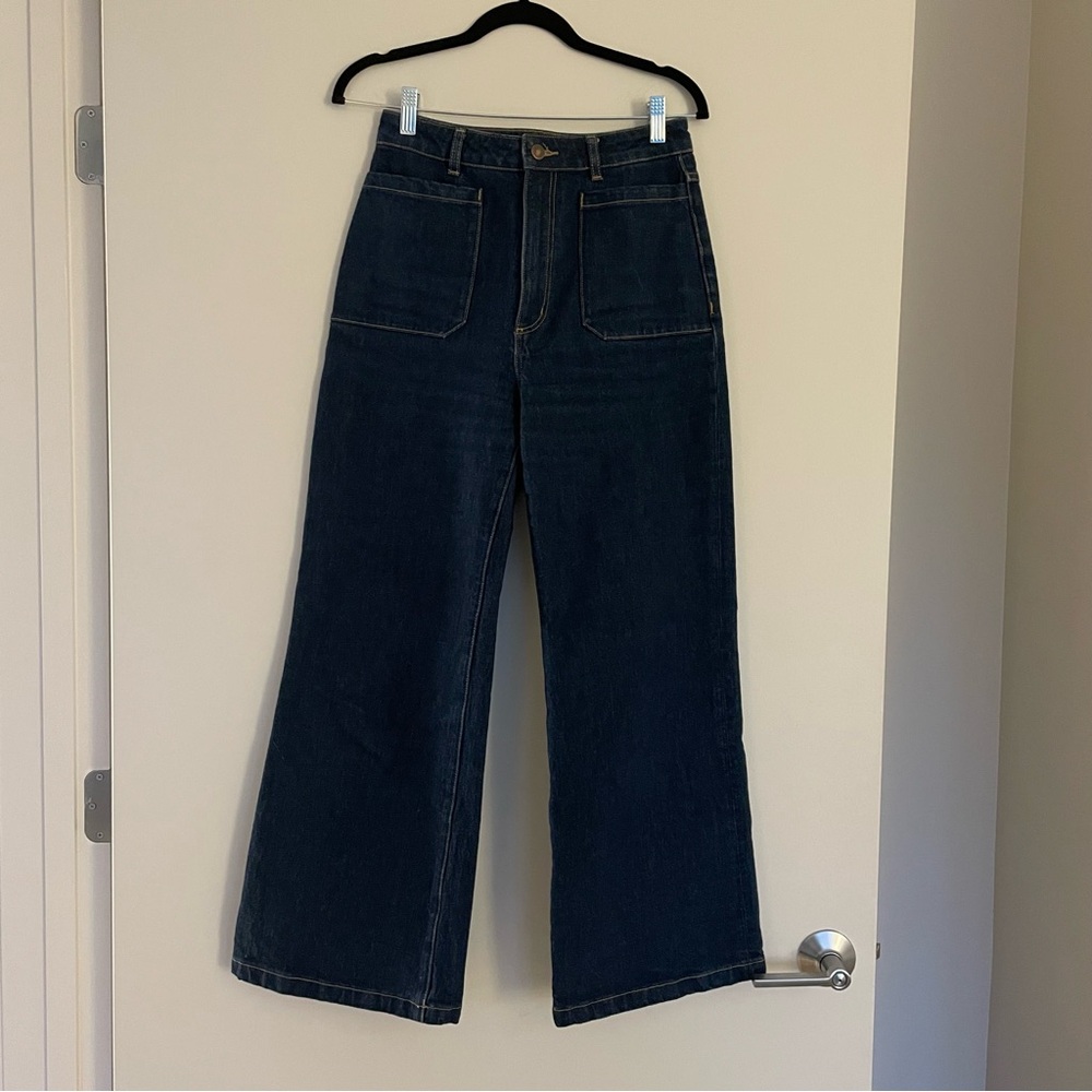 ROLLA'S Deep Indigo Flare Jeans